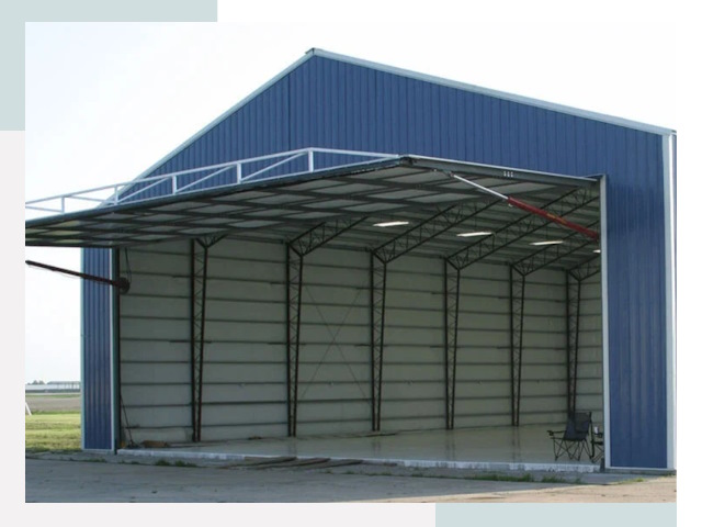 Прямо стенные ангары в Белове