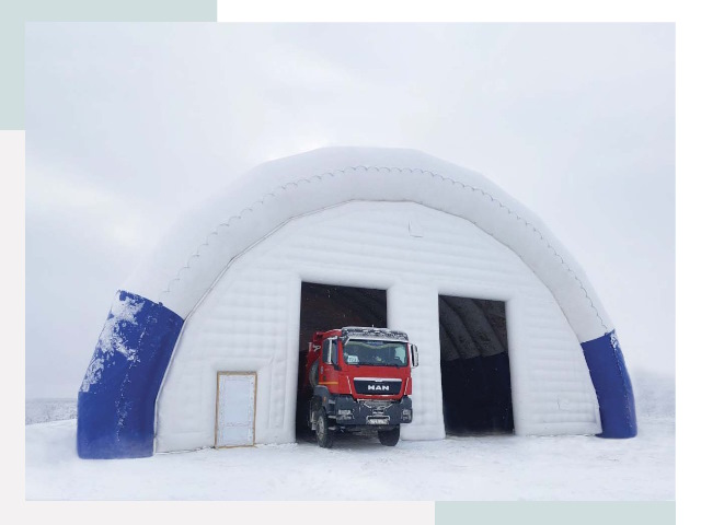 Мобильные ангары в Белове