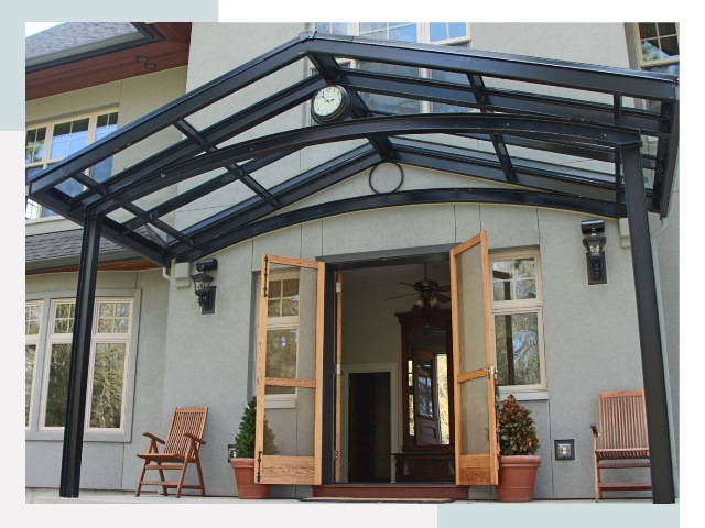 Козырьки металлические в Белове