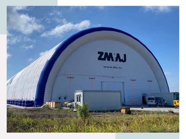 Брендирование ангаров в Белове