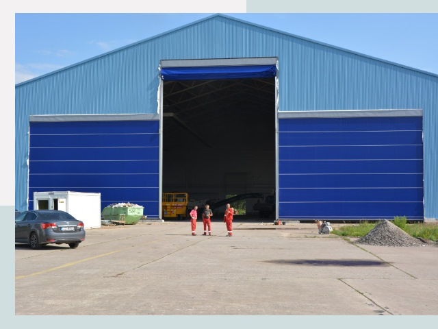 Ангарные ворота в Белово от СтальСтрой-Блв по цене 652 руб.