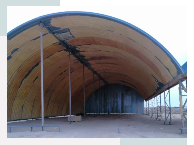 Реконструкция ангаров в Белове